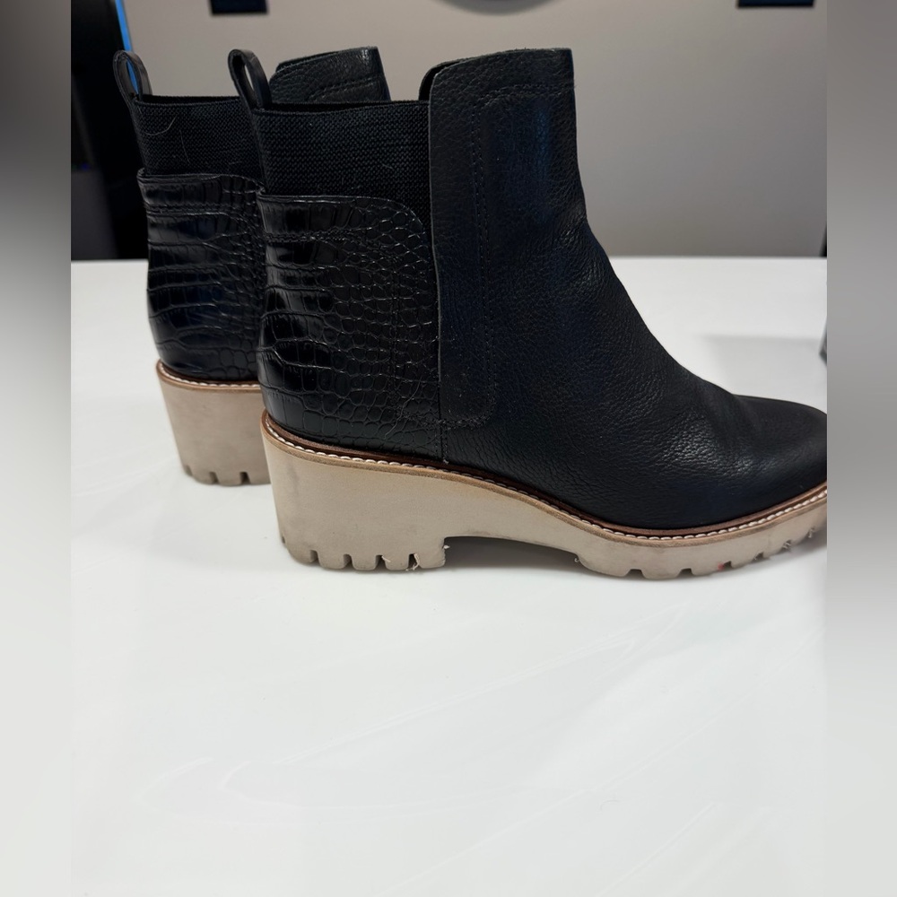 Dolce Vita Black Leather Huey Boots